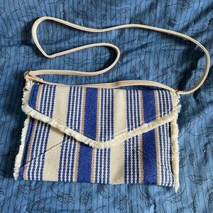 Mali and lili fringed envelope crossbody bag